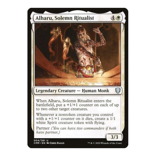 Alharu, Solemn Ritualist (CMR) #4 Uncommon (Moderately Played) Commander Legends Magic: The Gathering: 2020