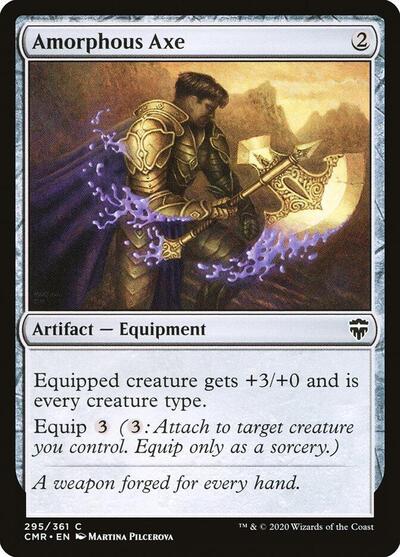Amorphous Axe (CMR) #295 Common (Lightly Played) Commander Legends Magic: The Gathering: 2020