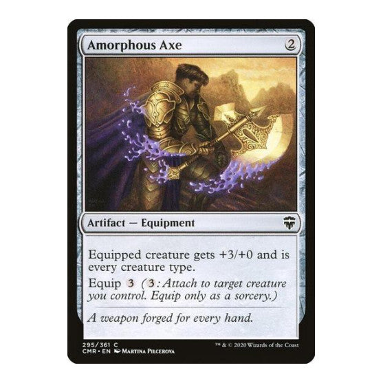 Amorphous Axe (CMR) #295 Common (Lightly Played) Commander Legends Magic: The Gathering: 2020