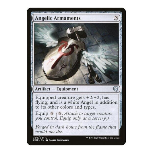 Angelic Armaments (CMR) #296 Uncommon Commander Legends Magic: The Gathering: 2020