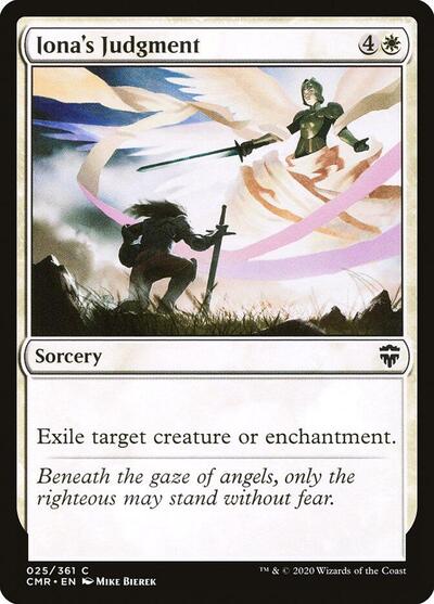 Ionas Judgment (CMR) #25 Common (Lightly Played) Commander Legends Magic: 2020