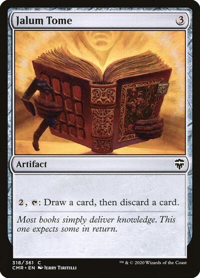 Jalum Tome (CMR) #318 Common (Lightly Played) Commander Legends Magic: The Gathering: 2020