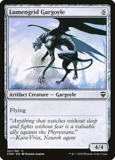 Lumengrid Gargoyle (CMR) #321 Common (Lightly Played) Commander Legends Magic: The Gathering: 2020
