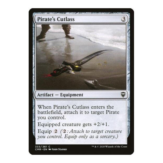 Pirates Cutlass (CMR) #333 Common (Lightly Played) Commander Legends Magic: The Gathering: 2020