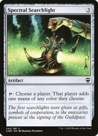 Spectral Searchlight (CMR) #342 Common (Lightly Played) Commander Legends Magic: The Gathering: 2020