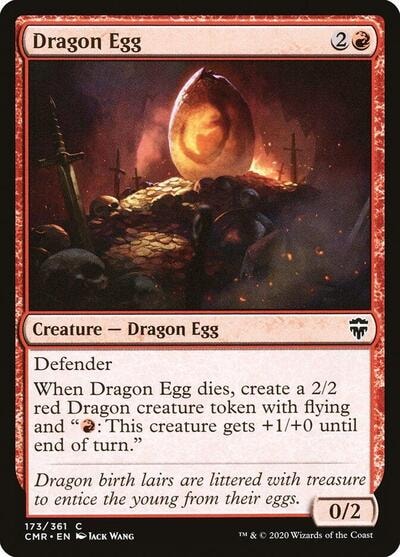 Dragon Egg (CMR) #173 Common (Lightly Played) Commander Legends Magic: The Gathering: 2020
