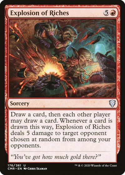 Explosion of Riches (CMR) #176 Uncommon (Lightly Played) Commander Legends Magic: 2020