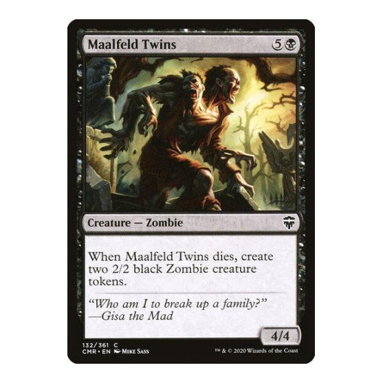 Maalfeld Twins (CMR) #132 Common (Lightly Played) Commander Legends Magic: The Gathering: 2020