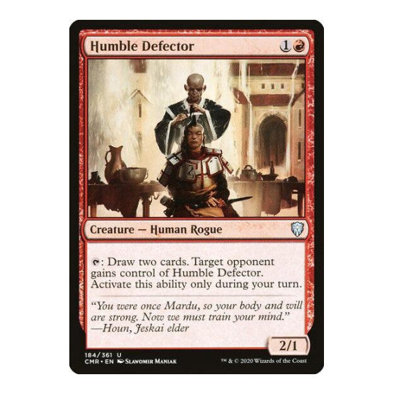 Humble Defector (CMR) #184 Uncommon (Lightly Played) Commander Legends Magic: The Gathering: 2020