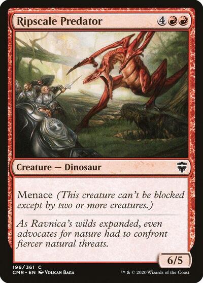 Ripscale Predator (CMR) #196 Common (Lightly Played) Commander Legends Magic: The Gathering: 2020