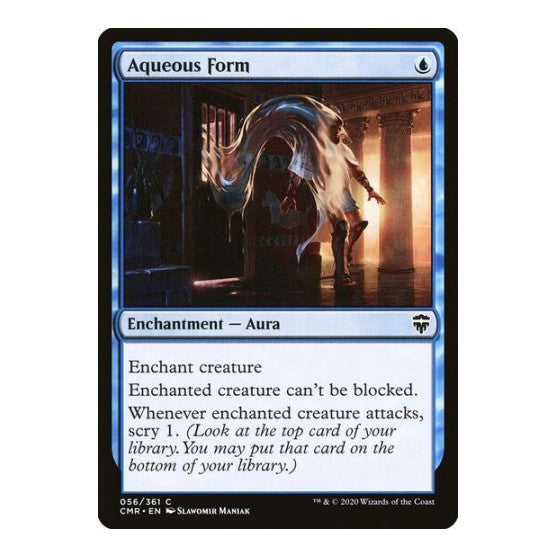 Aqueous Form (CMR) #56 Common (Lightly Played) Commander Legends Magic: The Gathering: 2020