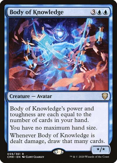 Body of Knowledge (CMR) #59 Rare (Lightly Played) Commander Legends Magic: The Gathering: 2020