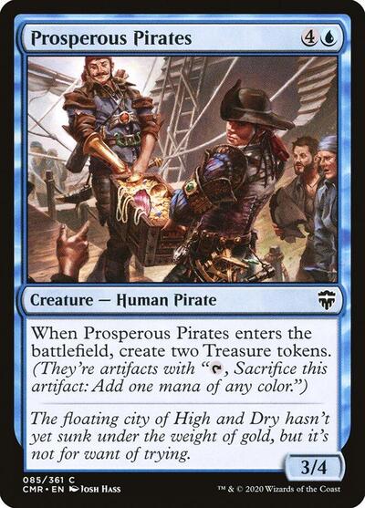 Prosperous Pirates (CMR) #85 Common Commander Legends Magic: The Gathering: 2020