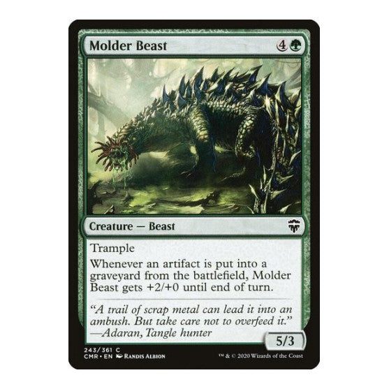 Molder Beast (CMR) #243 Common (Lightly Played) Commander Legends Magic: The Gathering: 2020