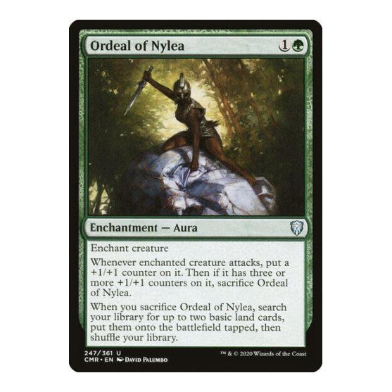 Ordeal of Nylea (CMR) #247 Uncommon (Lightly Played) Commander Legends Magic: The Gathering: 2020
