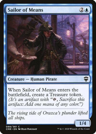 Sailor of Means (CMR) #88 Common (Lightly Played) Commander Legends Magic: The Gathering: 2020