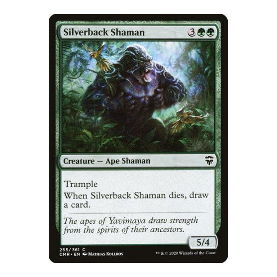 Silverback Shaman (CMR) #255 Common (Lightly Played) Commander Legends Magic: The Gathering: 2020