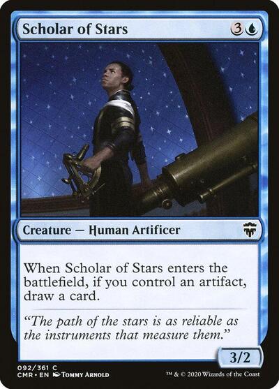 2020 Magic: Commander Legends (CMR) - Scholar of Stars (#92, Common) (Lightly Played)