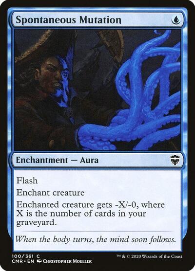Spontaneous Mutation (CMR) #100 Common (Lightly Played) Commander Legends Magic: The Gathering: 2020