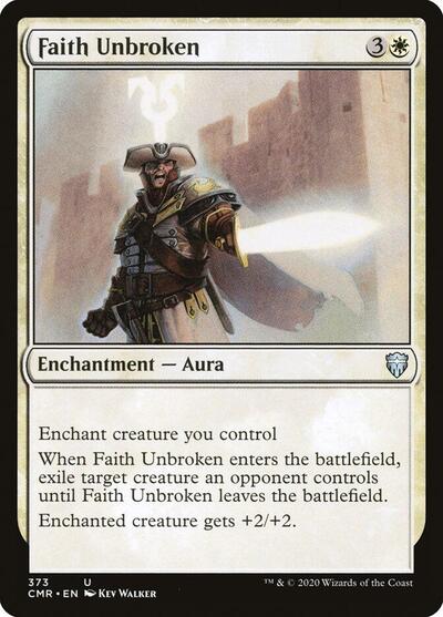 Faith Unbroken (CMR) #373 Uncommon (Lightly Played) Commander Legends Magic: The Gathering: 2020