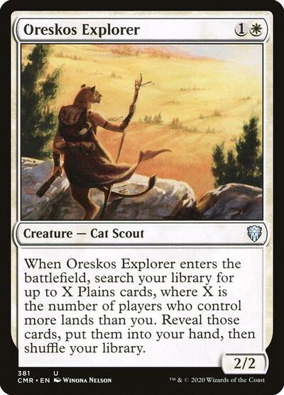 Oreskos Explorer (CMR) #381 Uncommon Commander Legends Magic: The Gathering: 2020