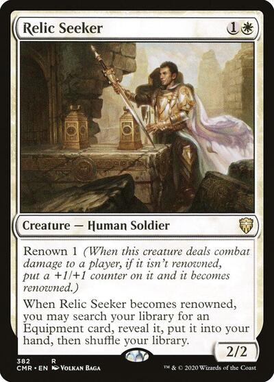 Relic Seeker (CMR) #382 Rare (Lightly Played) Commander Legends Magic: The Gathering: 2020