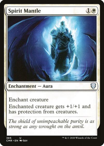 Spirit Mantle (CMR) #385 Uncommon (Lightly Played) Commander Legends Magic: The Gathering: 2020