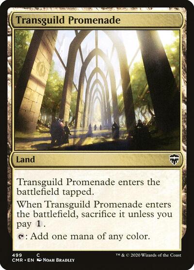Transguild Promenade (CMR) #499 Common (Lightly Played) Commander Legends Magic: The Gathering: 2020