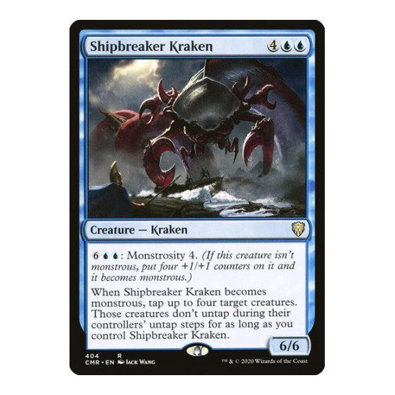Shipbreaker Kraken (CMR) #404 Rare (Lightly Played) Commander Legends Magic: The Gathering: 2020