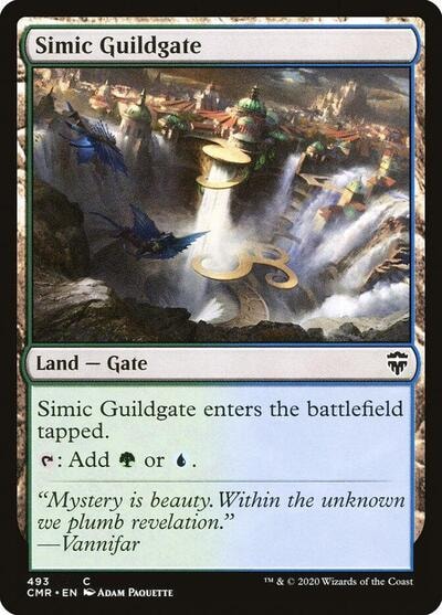 Simic Guildgate (CMR) #493 Common (Lightly Played) Commander Legends Magic: The Gathering: 2020
