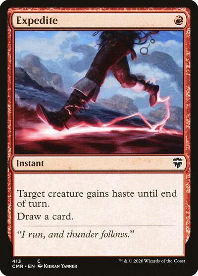 Expedite (CMR) #413 Common (Near Mint) Commander Legends Magic: The Gathering: 2020