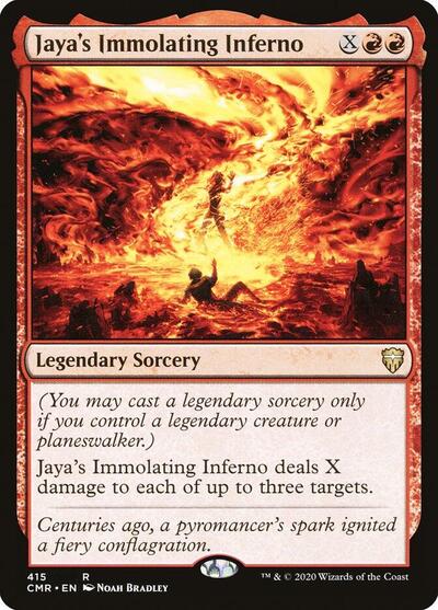 Jayas Immolating Inferno (CMR) #415 Rare (Lightly Played) Commander Legends Magic: The Gathering: 2020