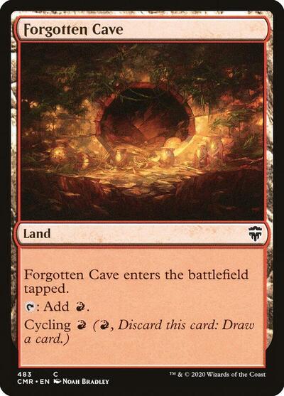Forgotten Cave (CMR) #483 Common (Lightly Played) Commander Legends Magic: The Gathering: 2020