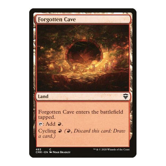Forgotten Cave (CMR) #483 Common (Lightly Played) Commander Legends Magic: The Gathering: 2020