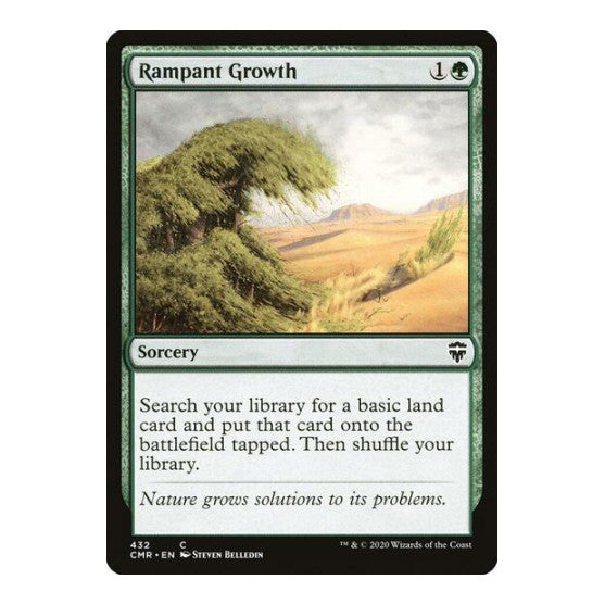 Rampant Growth (CMR) #432 Common (Lightly Played) Commander Legends Magic: The Gathering: 2020