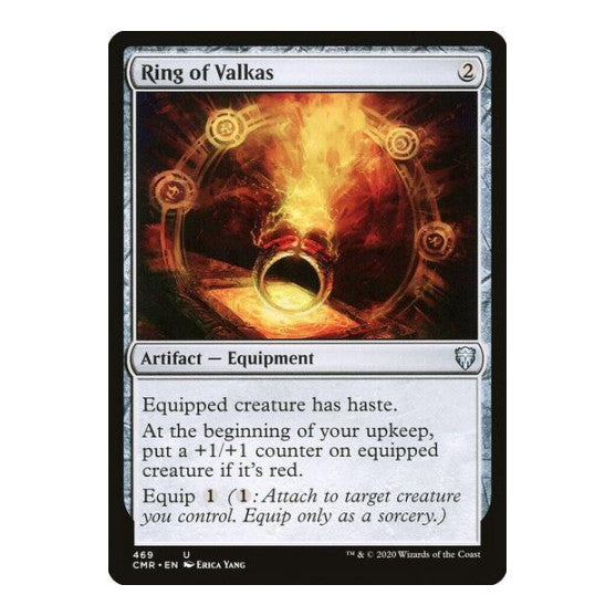 Ring of Valkas (CMR) #469 Uncommon (Lightly Played) Commander Legends Magic: The Gathering: 2020