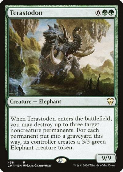 Terastodon (CMR) #438 Rare (Lightly Played) Commander Legends Magic: The Gathering: 2020