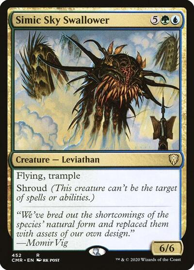 Simic Sky Swallower (CMR) #452 Rare (Near Mint) Commander Legends Magic: The Gathering: 2020