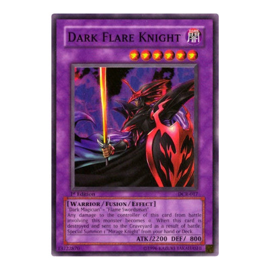 Dark Flare Knight (DCR) #DCR-017 Super Rare (Unlimited Near Mint) Dark Crisis YuGiOh: 2007