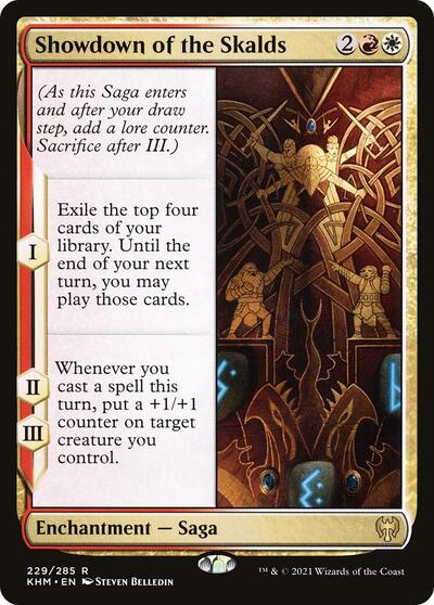 Showdown of the Skalds (KHM) #229 Rare Kaldheim Magic: The Gathering: 2021