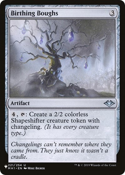 Birthing Boughs (LIST) #MH1-221 Uncommon (Lightly Played) The List Reprints Magic: The Gathering: 2026