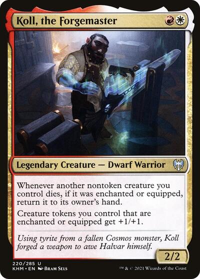 Koll the Forgemaster (KHM) #220 Uncommon Kaldheim Magic: The Gathering: 2021