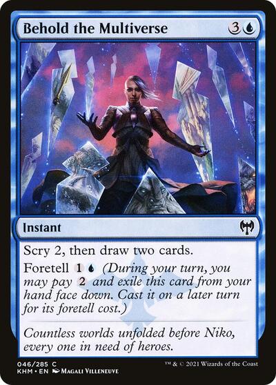 Behold the Multiverse (KHM) #46 Common (Lightly Played) Kaldheim Magic: The Gathering: 2021