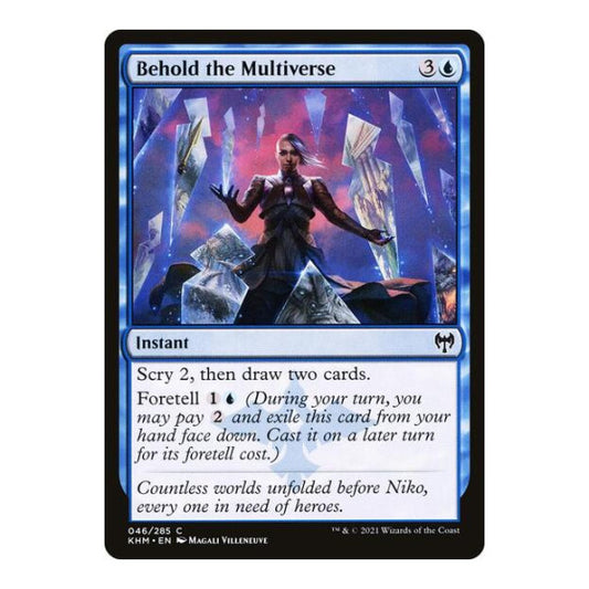 Behold the Multiverse (KHM) #46 Common (Lightly Played) Kaldheim Magic: The Gathering: 2021
