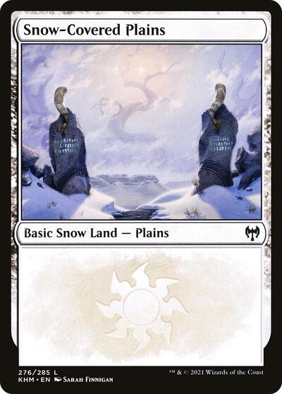 2021 Magic: Kaldheim (KHM) - Snow Covered Plains 276 (#276, Land) (Lightly Played)