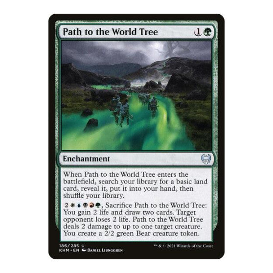 Path to the World Tree (KHM) #186 Uncommon Kaldheim Magic: The Gathering: 2021