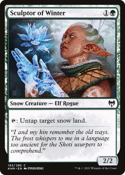 Sculptor of Winter (KHM) #193 Common (Lightly Played) Kaldheim Magic: 2021