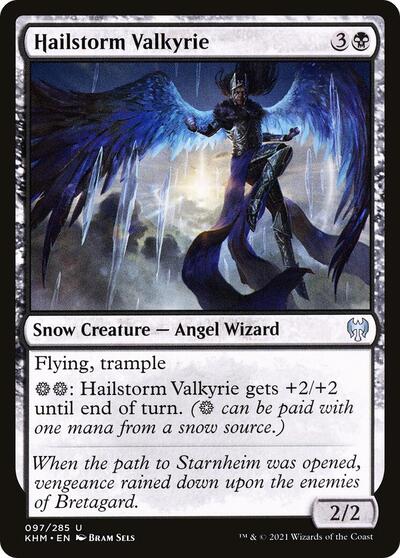 Hailstorm Valkyrie (KHM) #97 Uncommon (Lightly Played) Kaldheim Magic: The Gathering: 2021