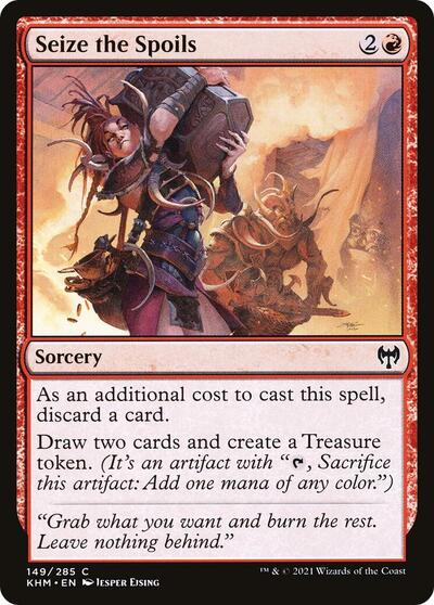 Seize the Spoils (KHM) #149 Common (Lightly Played) Kaldheim Magic: The Gathering: 2021