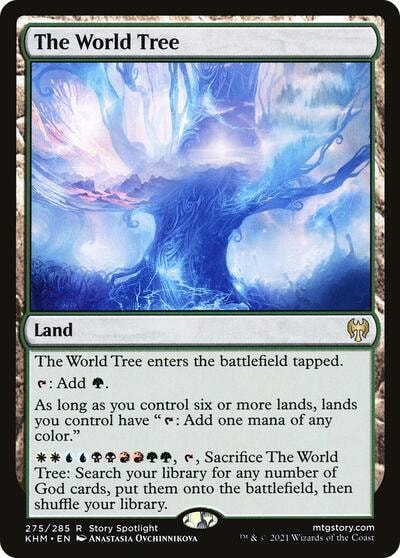 The World Tree (KHM) #275 Rare (Lightly Played) Kaldheim Magic: The Gathering: 2021
